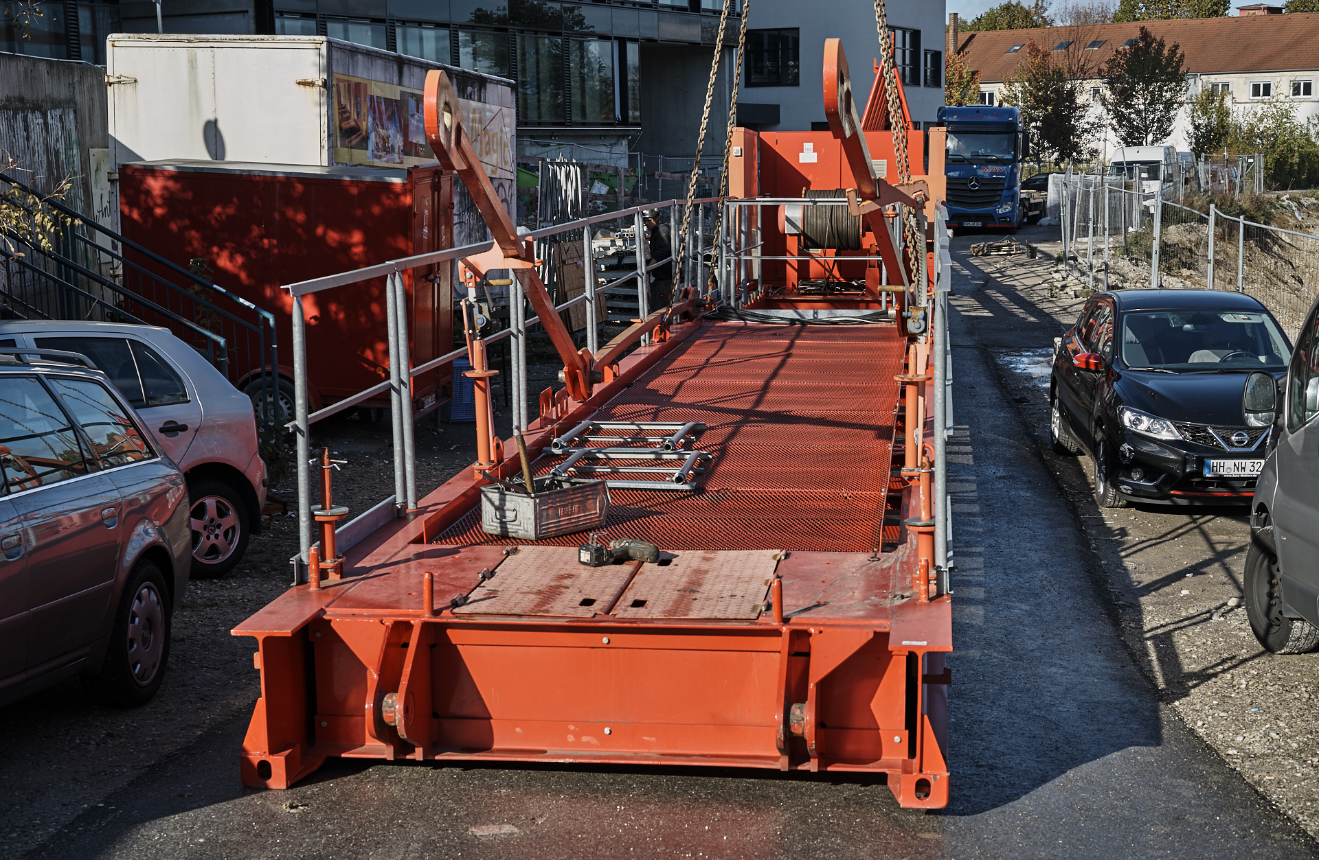 #Kunspark Ost, #ATLAS, #Kranabbau, #Baustelle, #Atlas Bürokomplex, #Allianz, 
