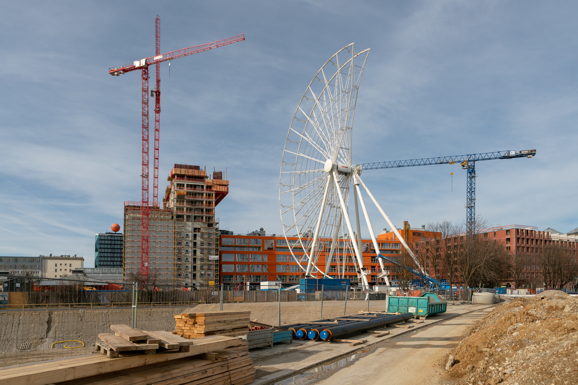 17.03.2019 - Rundgang um das Riesenrad im WERKVIERTEL MITTE