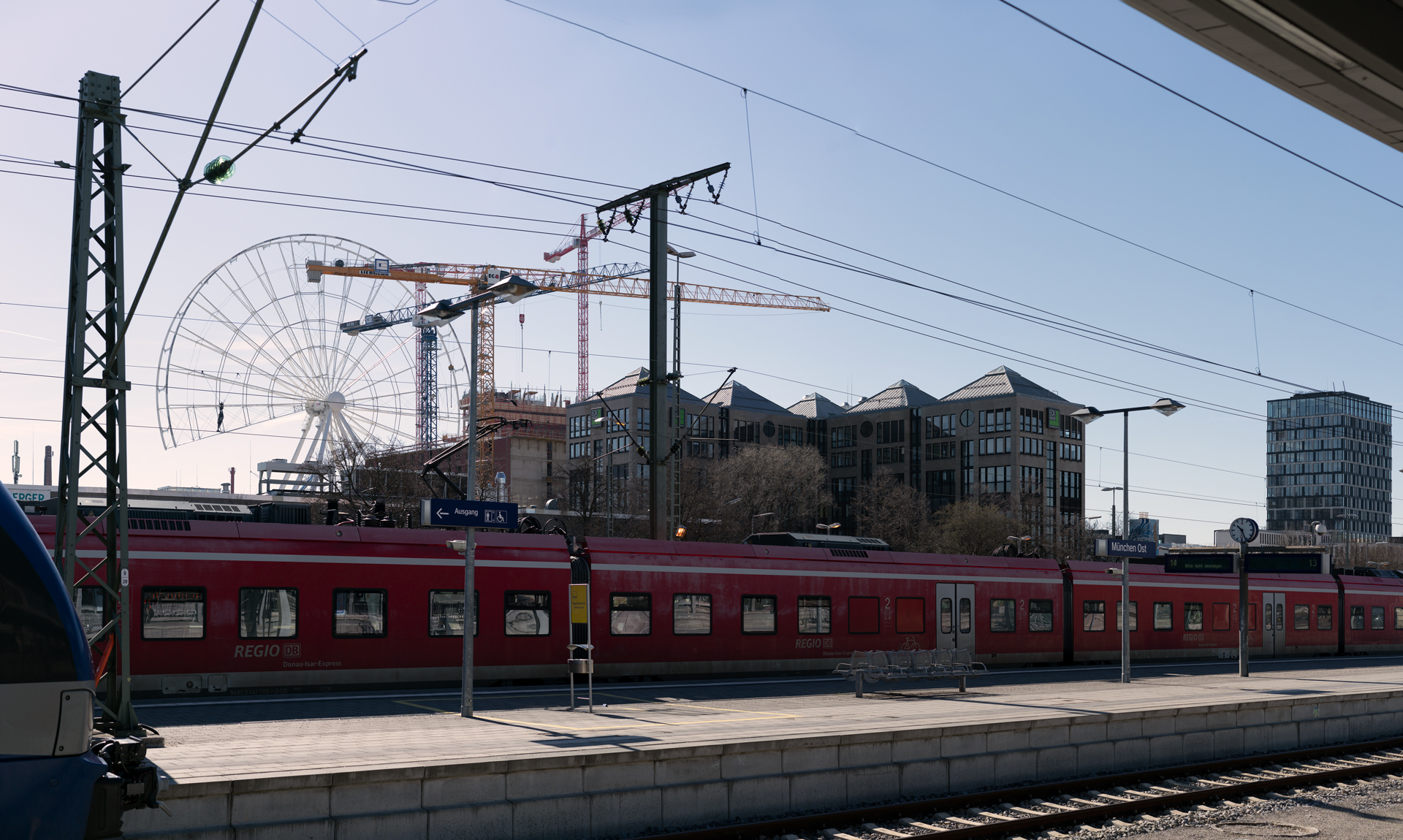 Das Riesenrad im Werksviertel am Ostbahnhof 