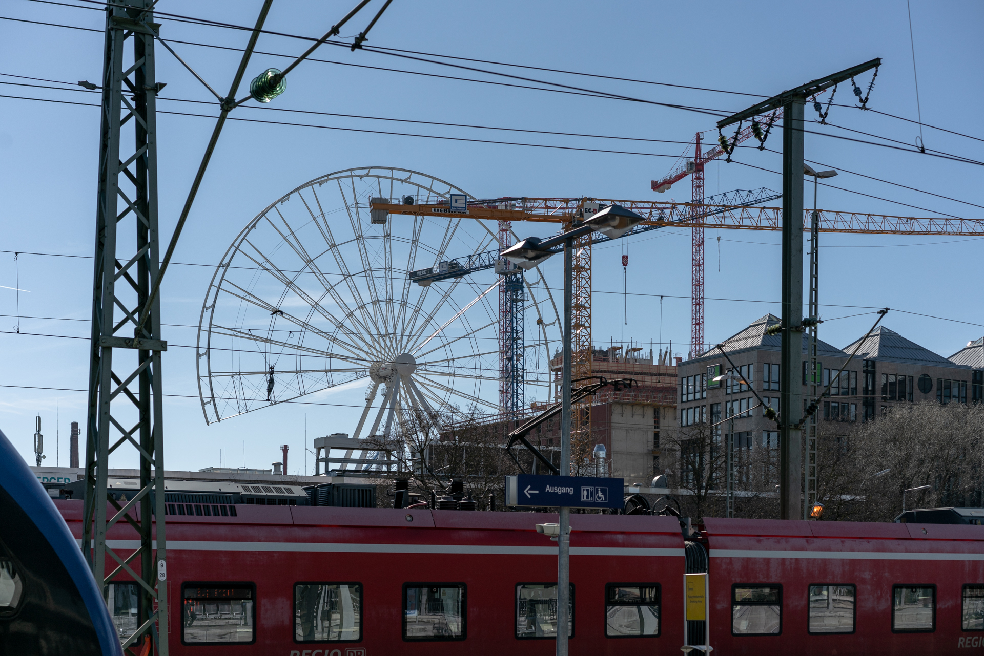 Das Riesenrad im Werksviertel am Ostbahnhof 