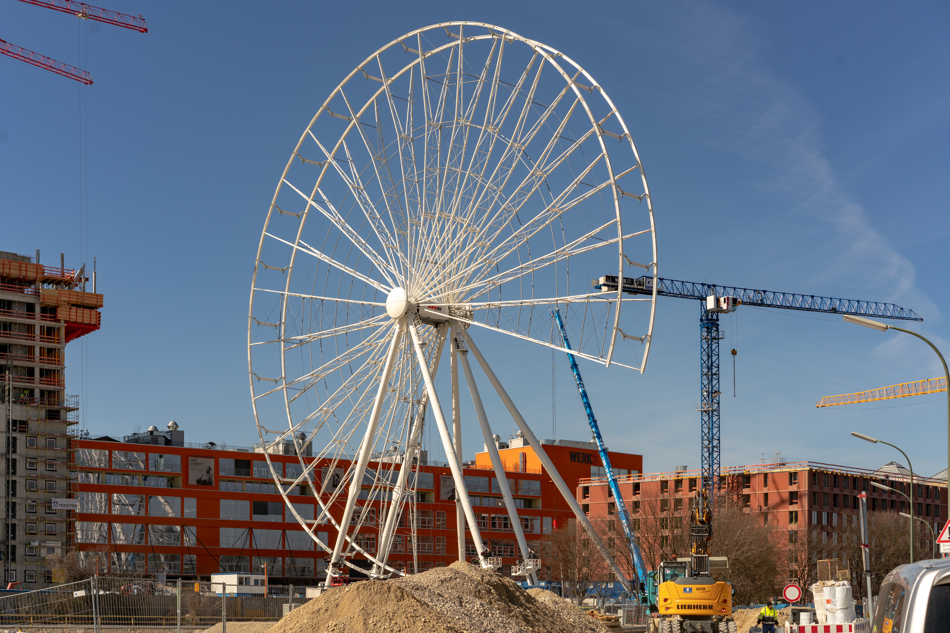 Das Riesenrad im Werksviertel am Ostbahnhof 