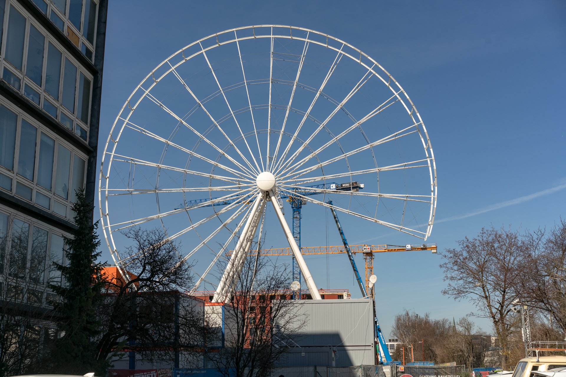 Das Riesenrad im Werksviertel am Ostbahnhof 
