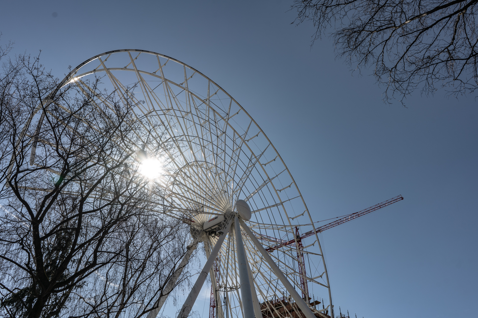 Das Riesenrad im Werksviertel am Ostbahnhof 
