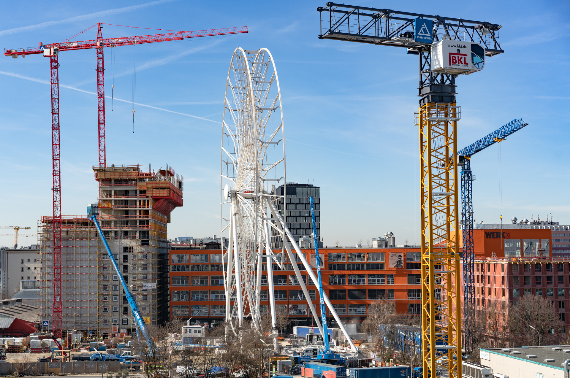 Der Kreis am Riesenrad im Werksviertel wird enger und schmaler