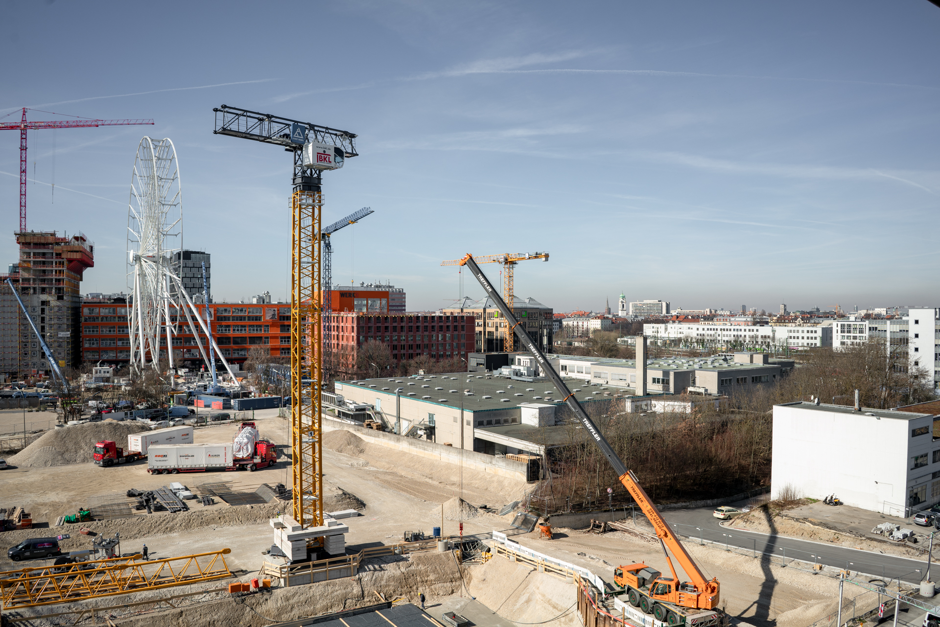 Der Kreis am Riesenrad im Werksviertel wird enger und schmaler