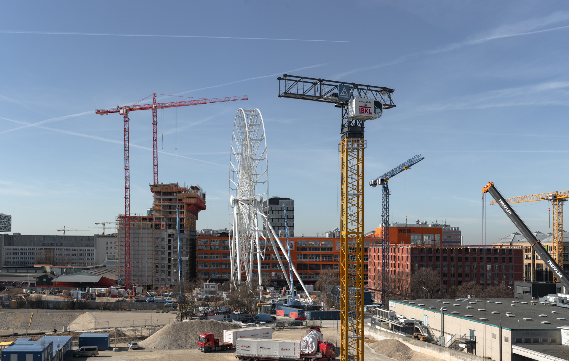 Der Kreis am Riesenrad im Werksviertel wird enger und schmaler