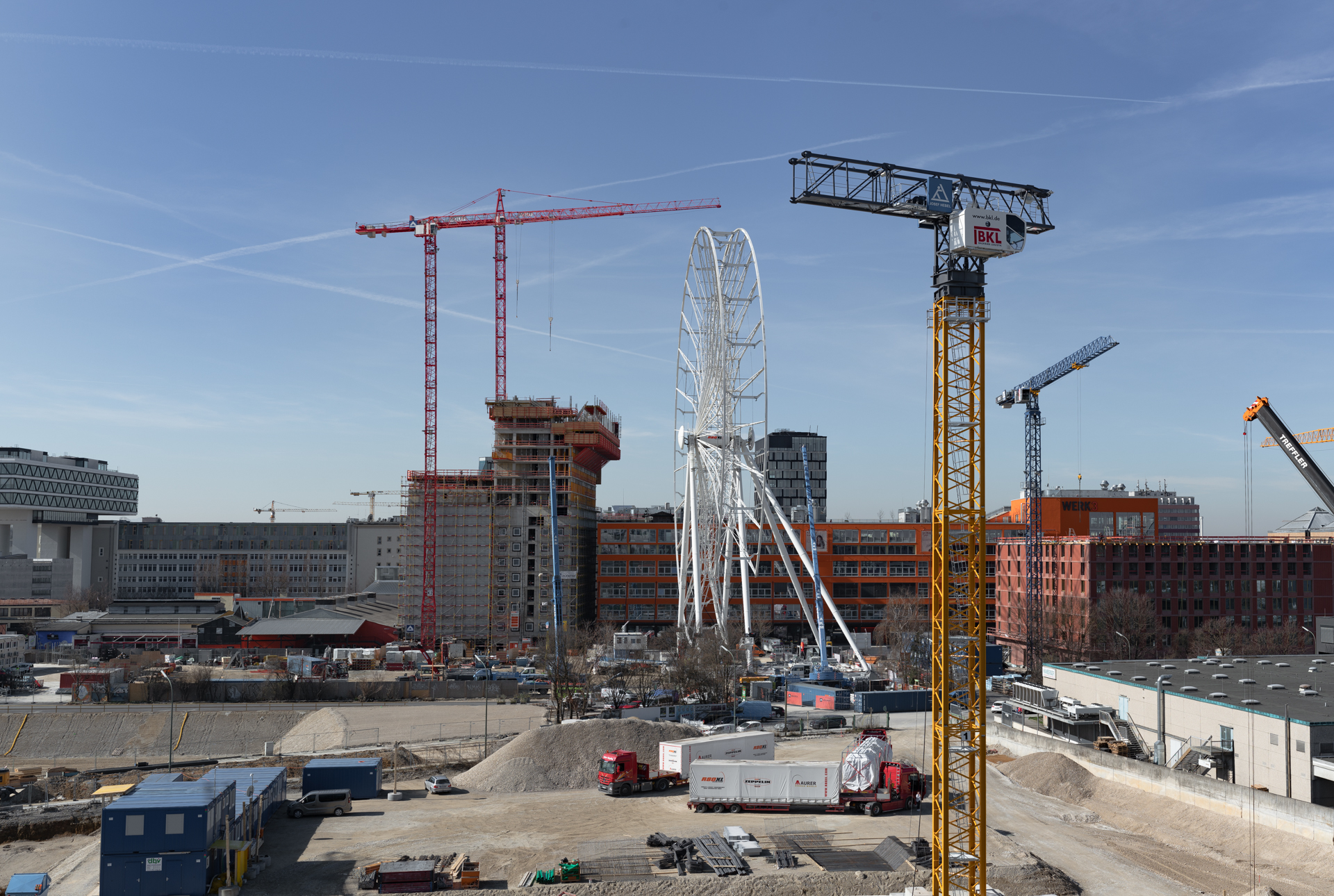 Der Kreis am Riesenrad im Werksviertel wird enger und schmaler