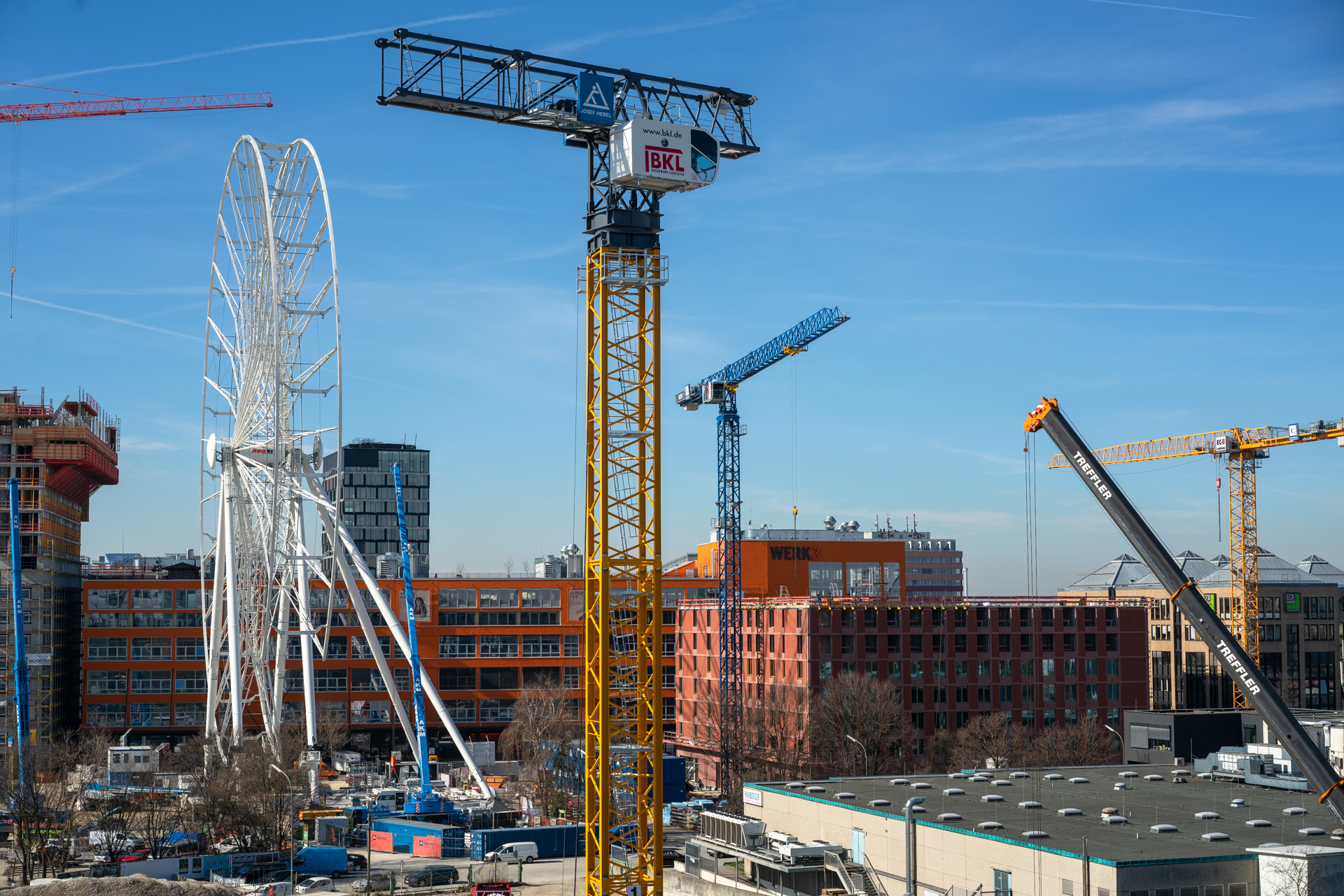 Der Kreis am Riesenrad im Werksviertel wird enger und schmaler