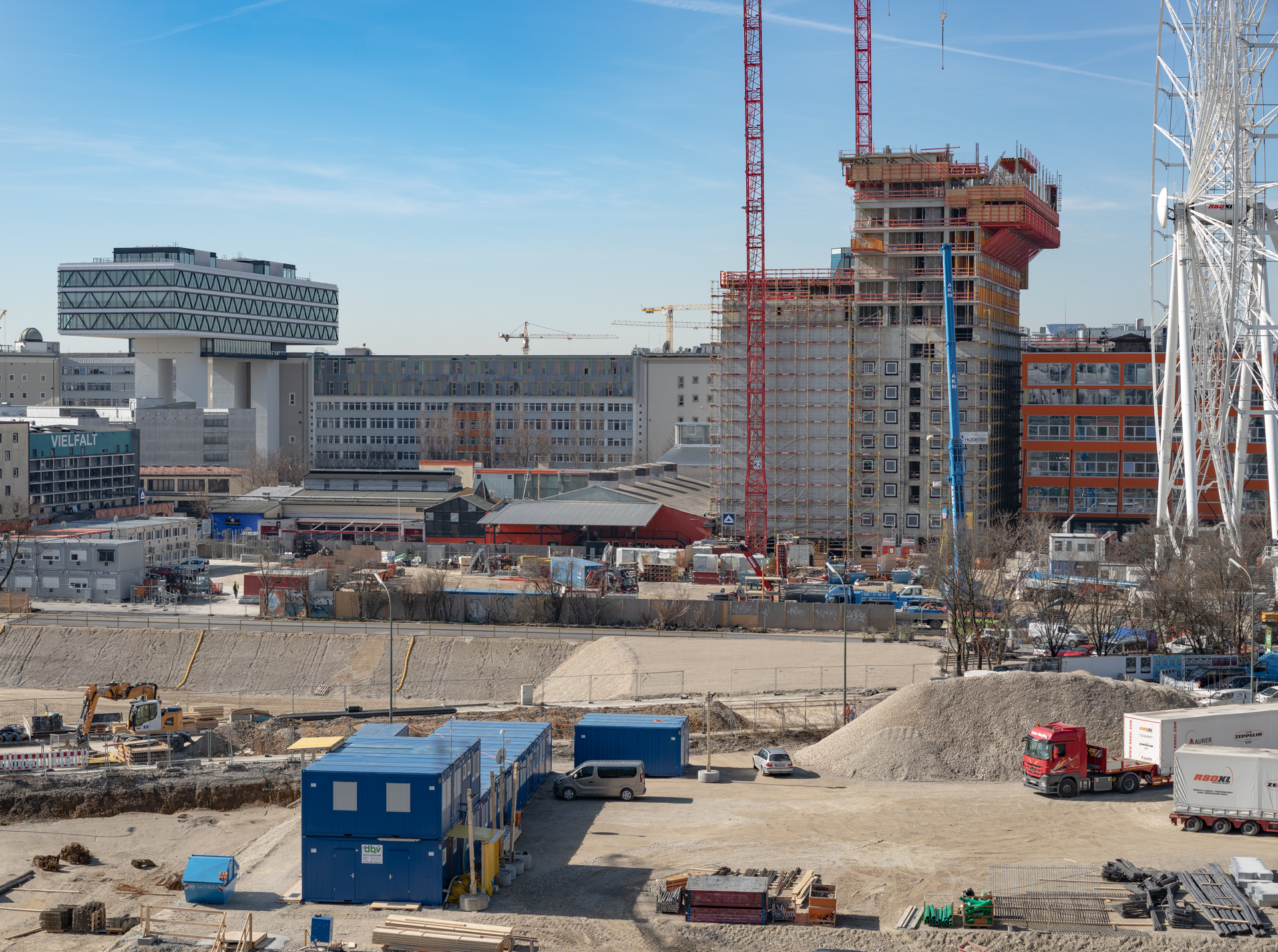 Der Kreis am Riesenrad im Werksviertel wird enger und schmaler