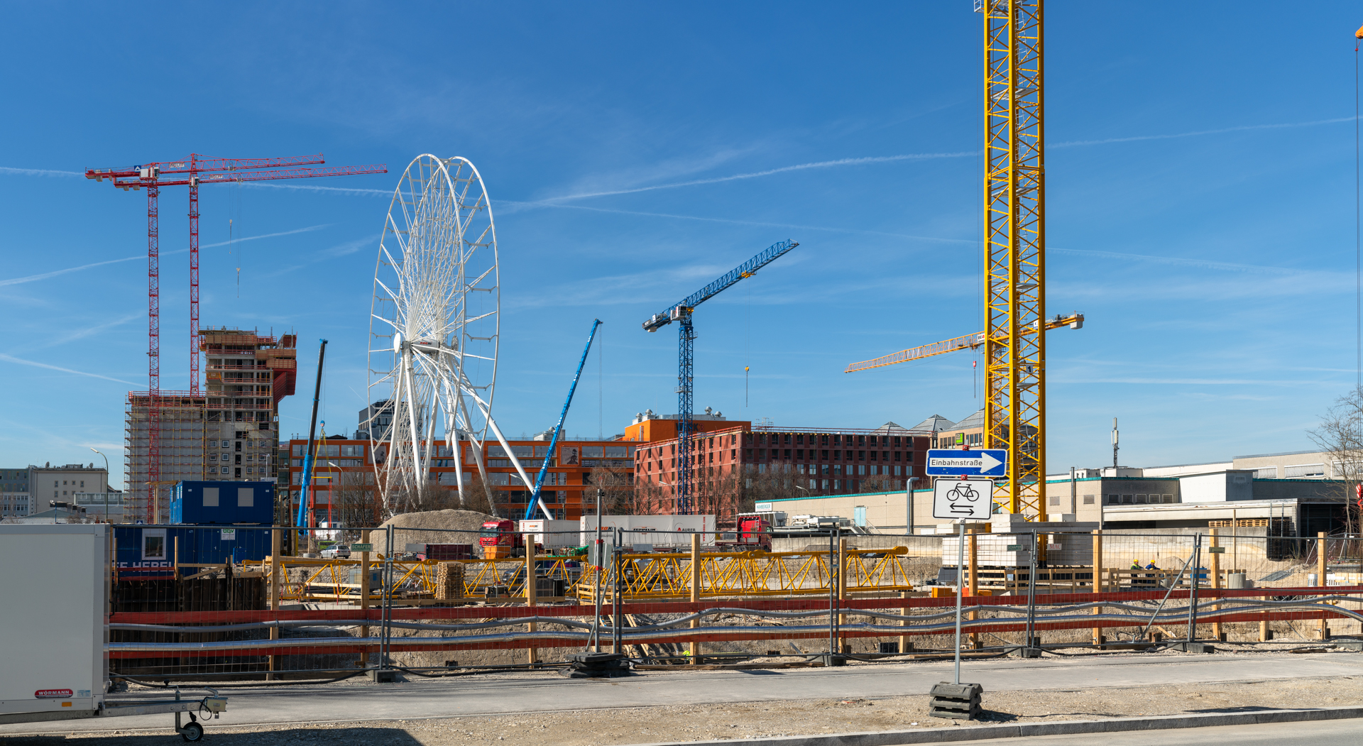 Der Kreis am Riesenrad im Werksviertel wird enger und schmaler