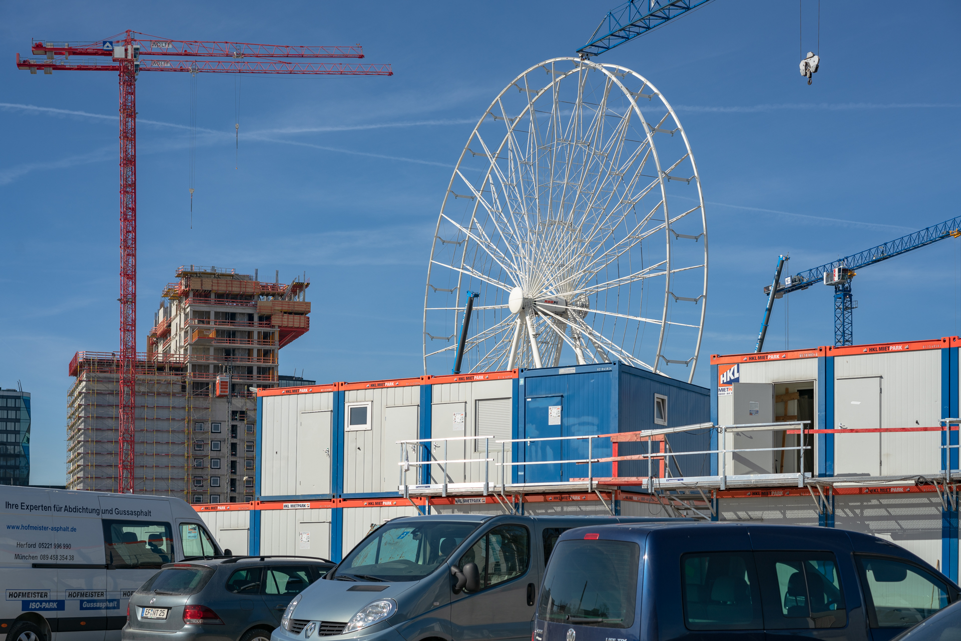Der Kreis am Riesenrad im Werksviertel wird enger und schmaler
