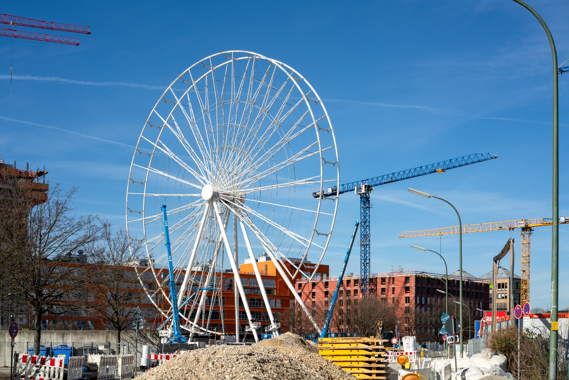 Der Kreis am Riesenrad im Werksviertel wird enger und schmaler