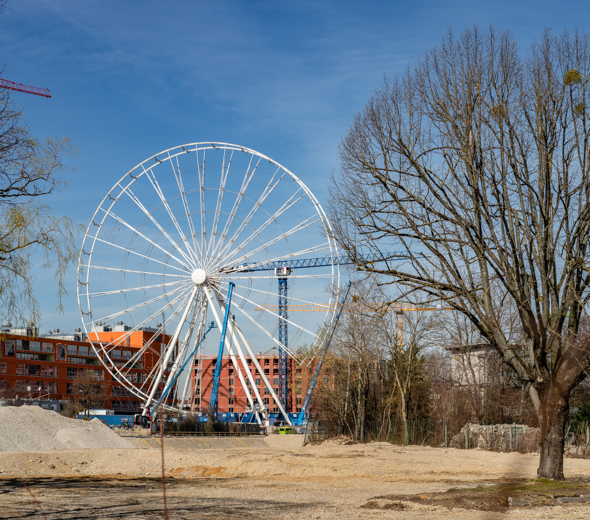 Der Kreis am Riesenrad im Werksviertel wird enger und schmaler