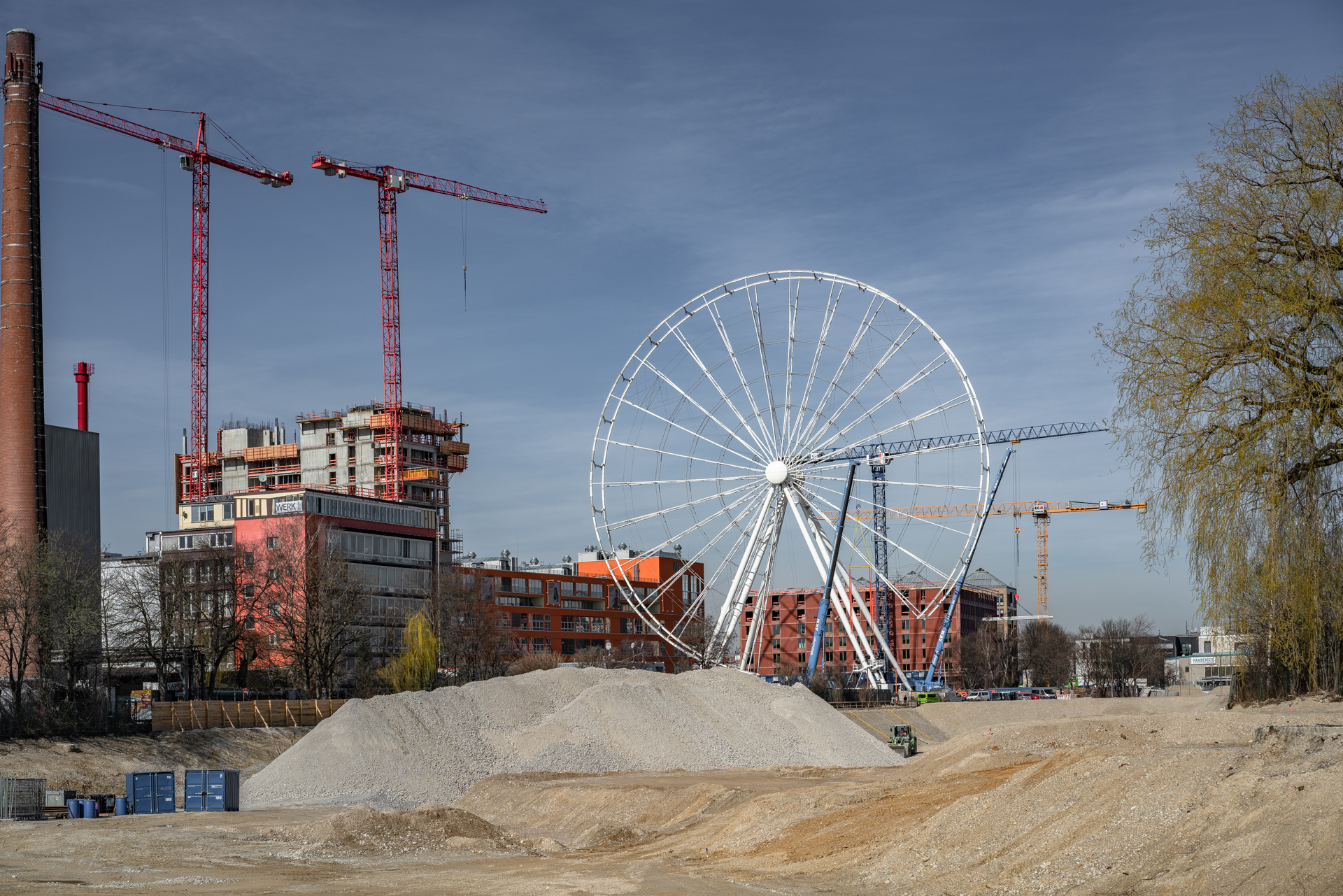 Der Kreis am Riesenrad im Werksviertel wird enger und schmaler