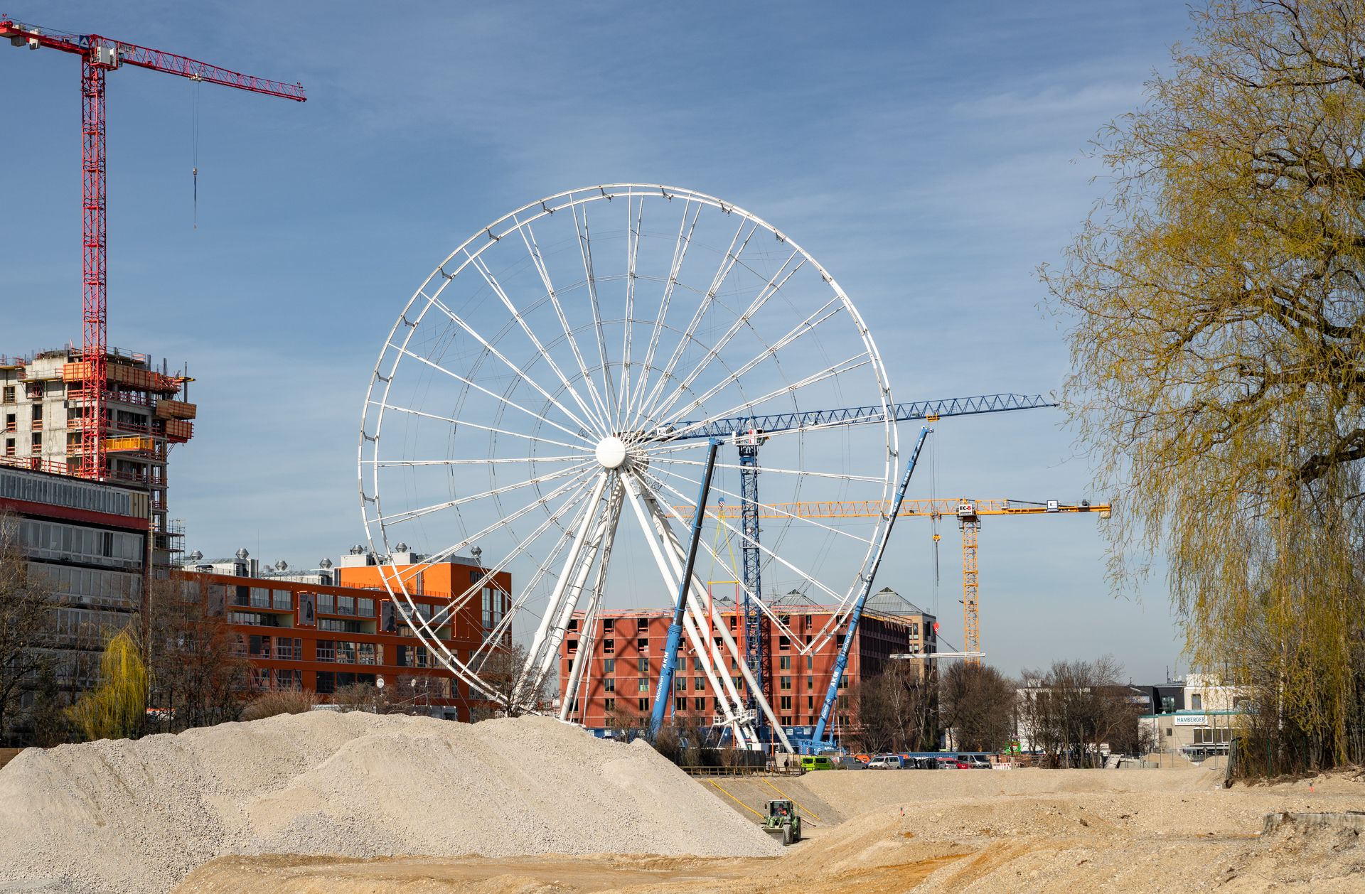 Der Kreis am Riesenrad im Werksviertel wird enger und schmaler
