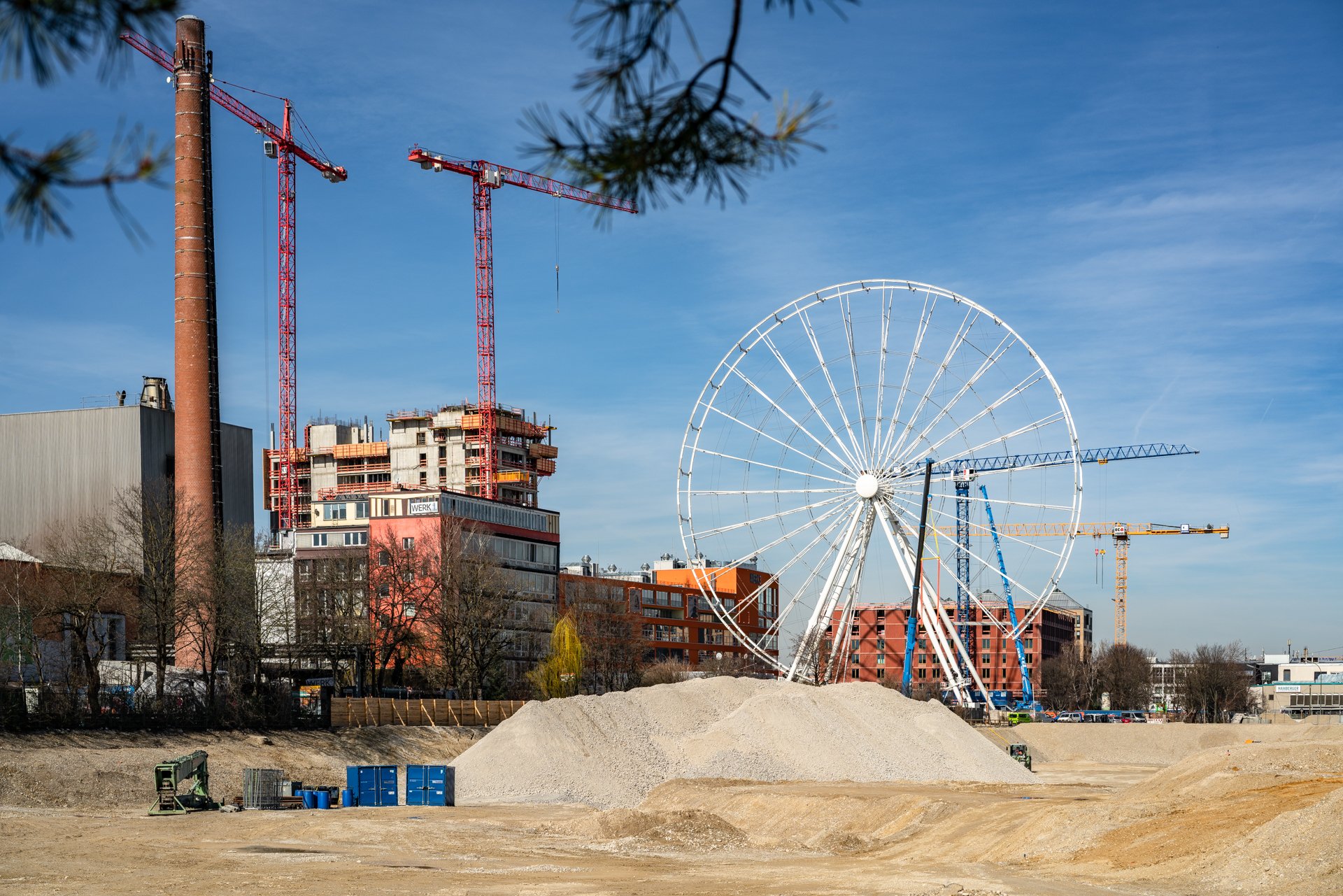 Der Kreis am Riesenrad im Werksviertel wird enger und schmaler