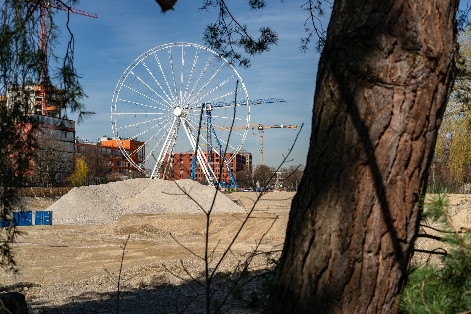 Der Kreis am Riesenrad im Werksviertel wird enger und schmaler