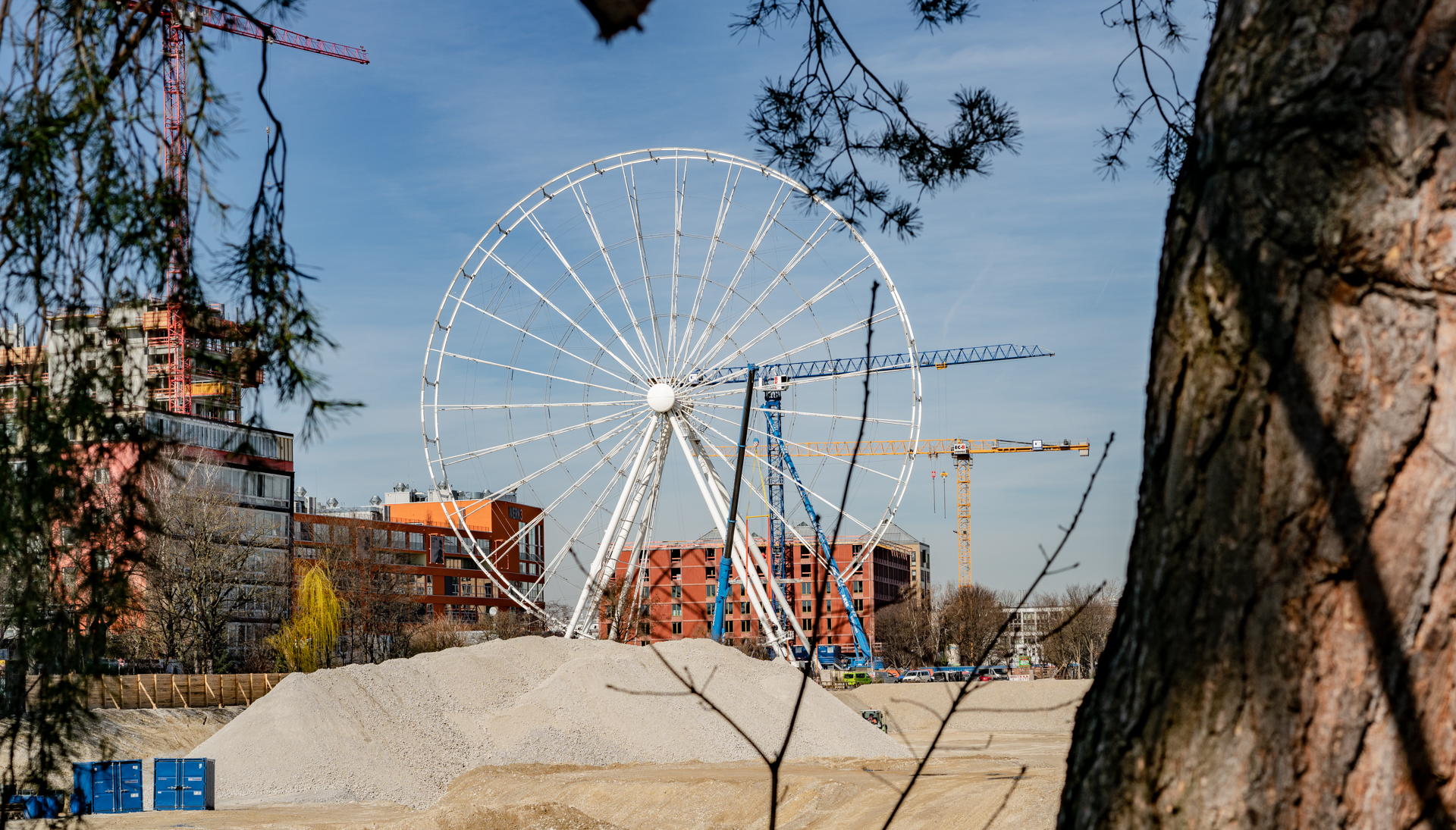 Der Kreis am Riesenrad im Werksviertel wird enger und schmaler