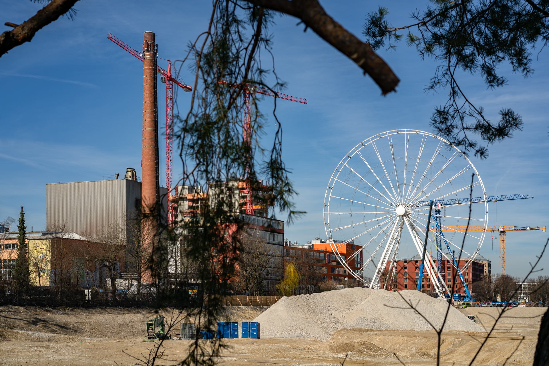 Der Kreis am Riesenrad im Werksviertel wird enger und schmaler