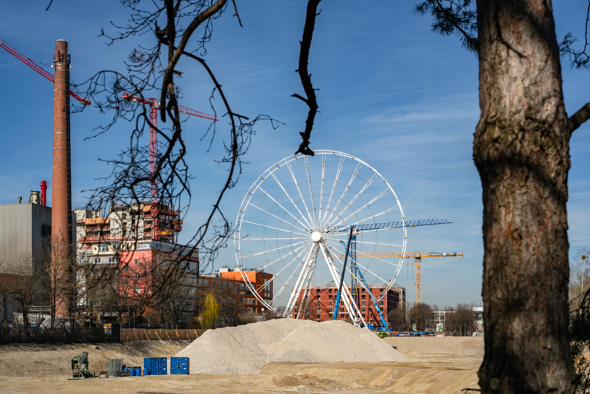 Der Kreis am Riesenrad im Werksviertel wird enger und schmaler