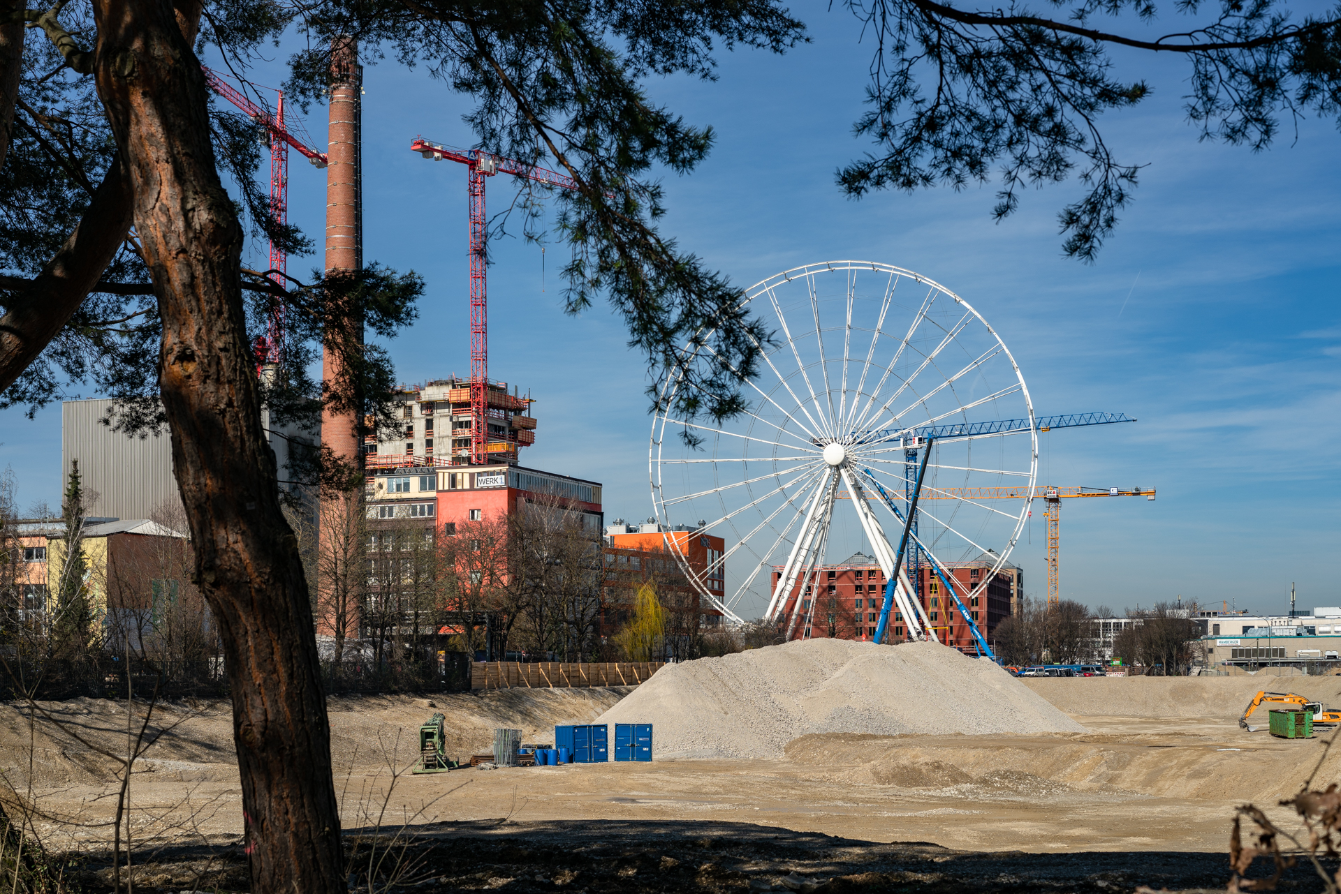 Der Kreis am Riesenrad im Werksviertel wird enger und schmaler