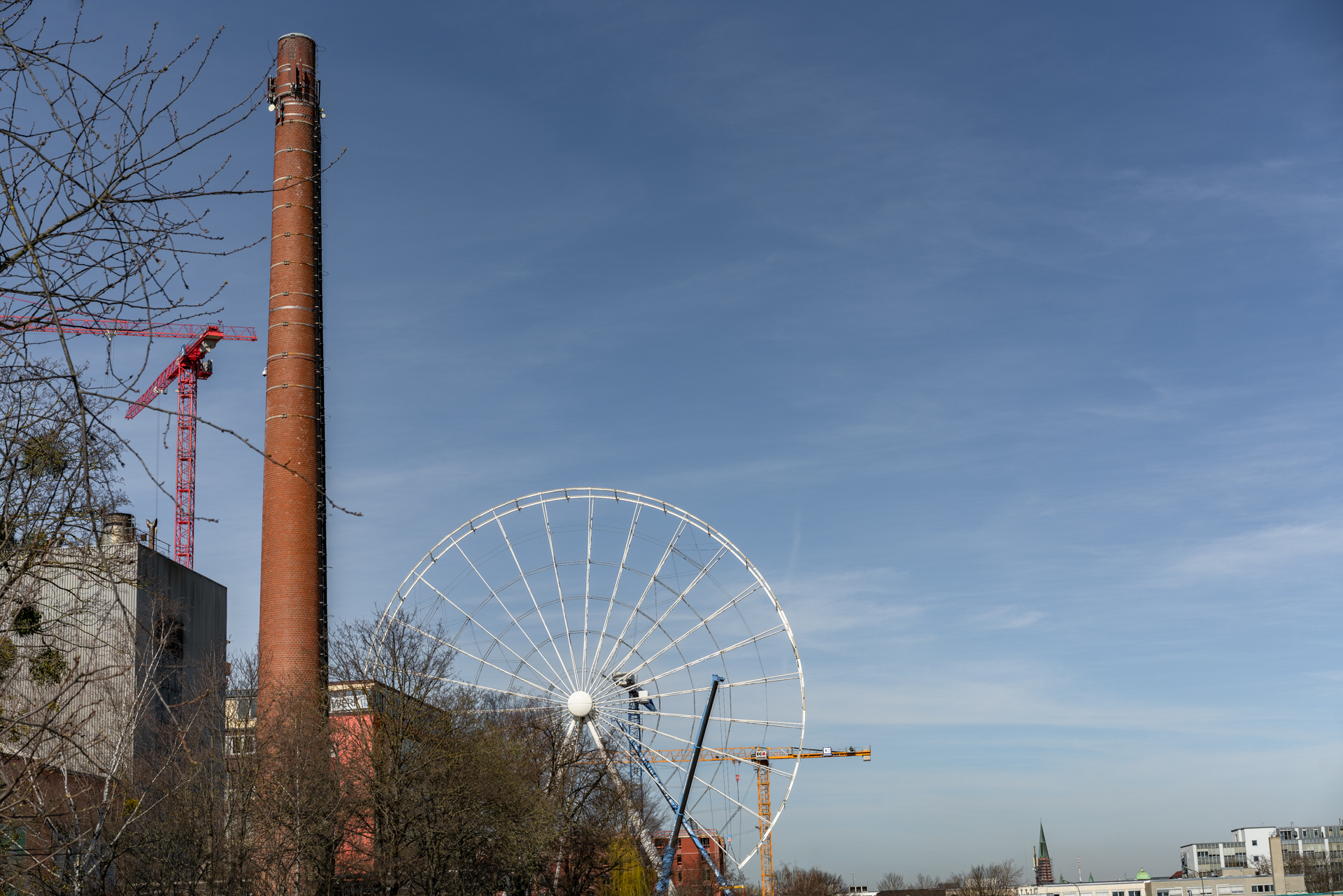 Der Kreis am Riesenrad im Werksviertel wird enger und schmaler