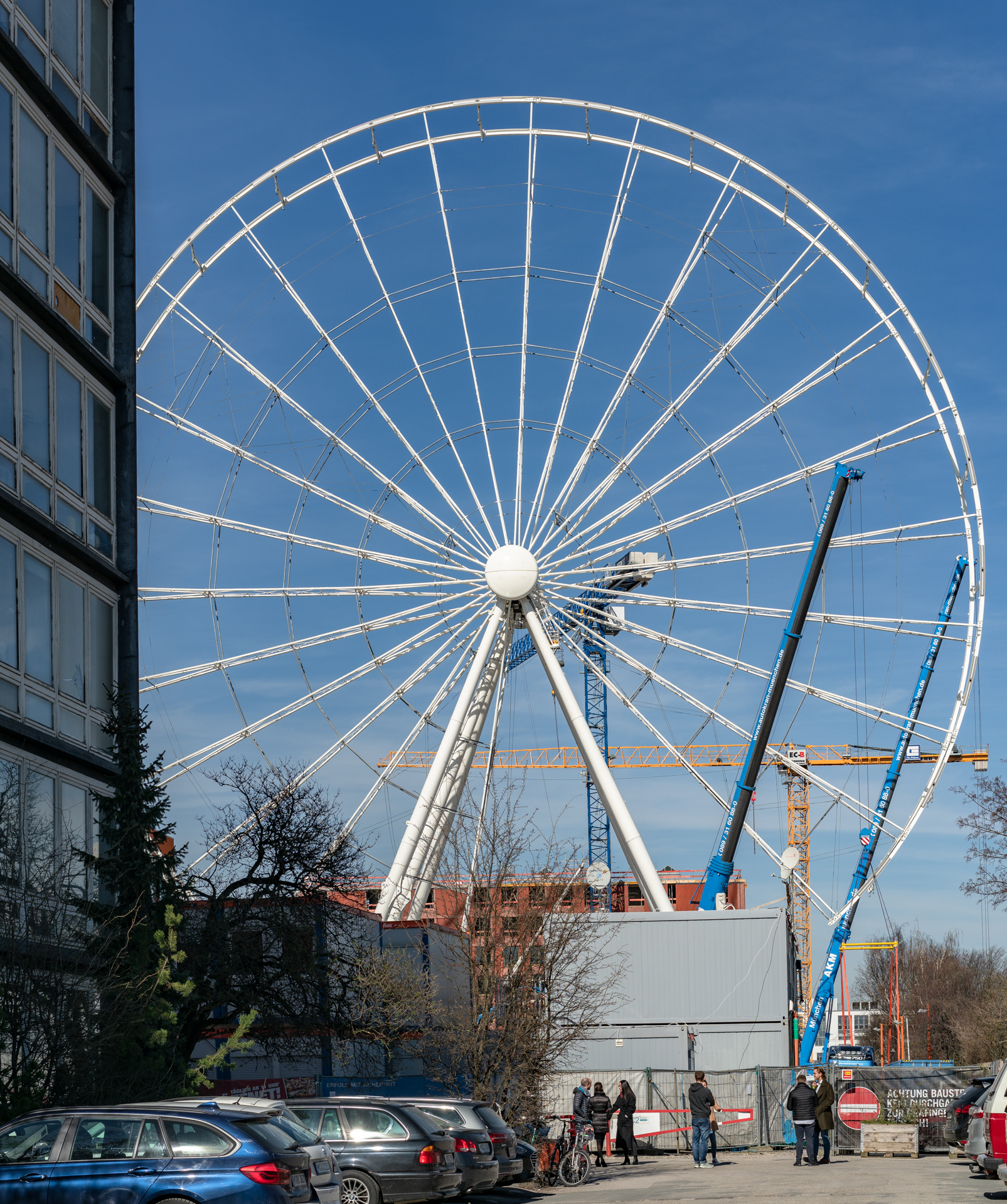 Der Kreis am Riesenrad im Werksviertel wird enger und schmaler