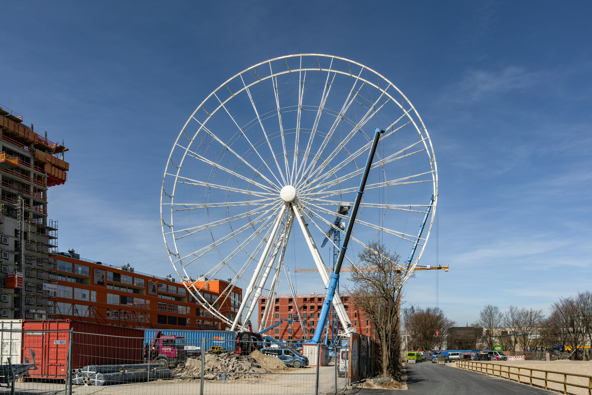 Der Kreis am Riesenrad im Werksviertel wird enger und schmaler