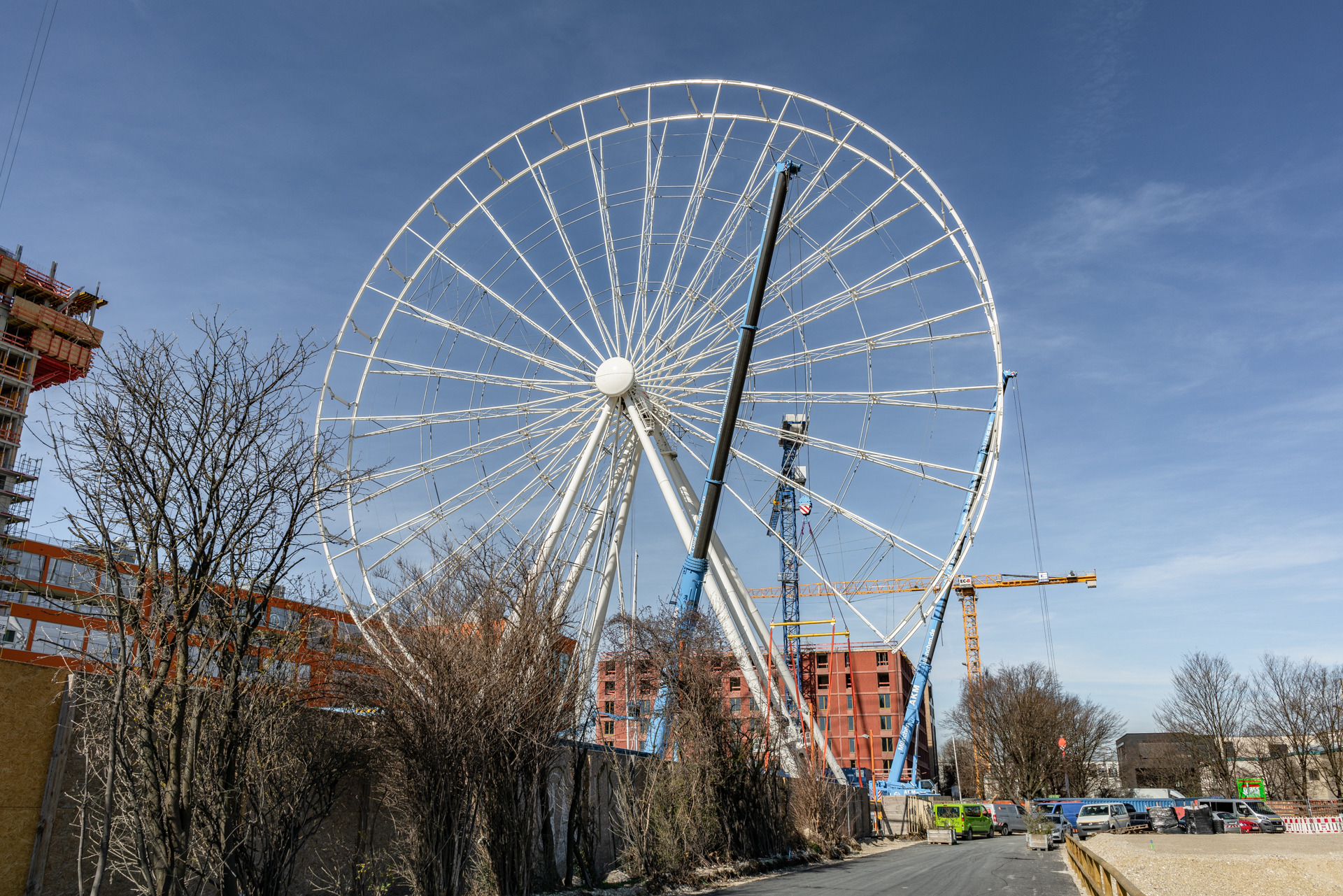 Der Kreis am Riesenrad im Werksviertel wird enger und schmaler