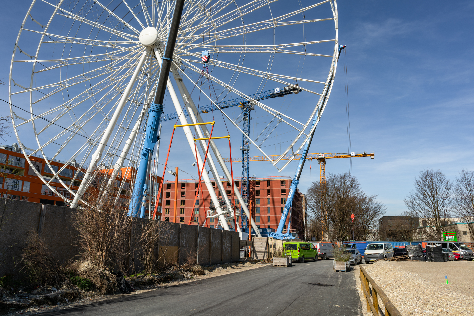 Der Kreis am Riesenrad im Werksviertel wird enger und schmaler