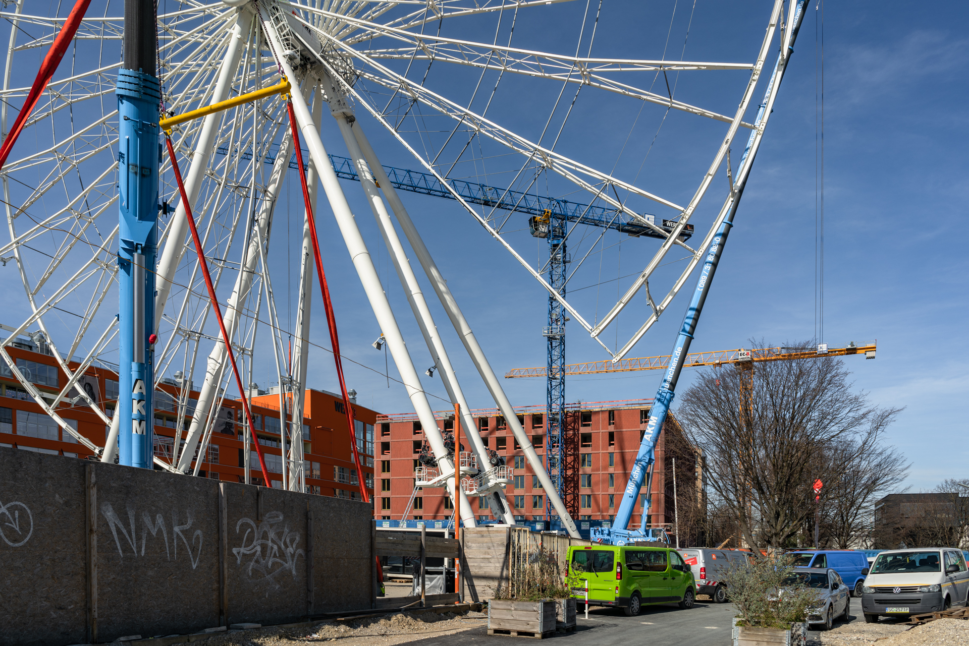 Der Kreis am Riesenrad im Werksviertel wird enger und schmaler
