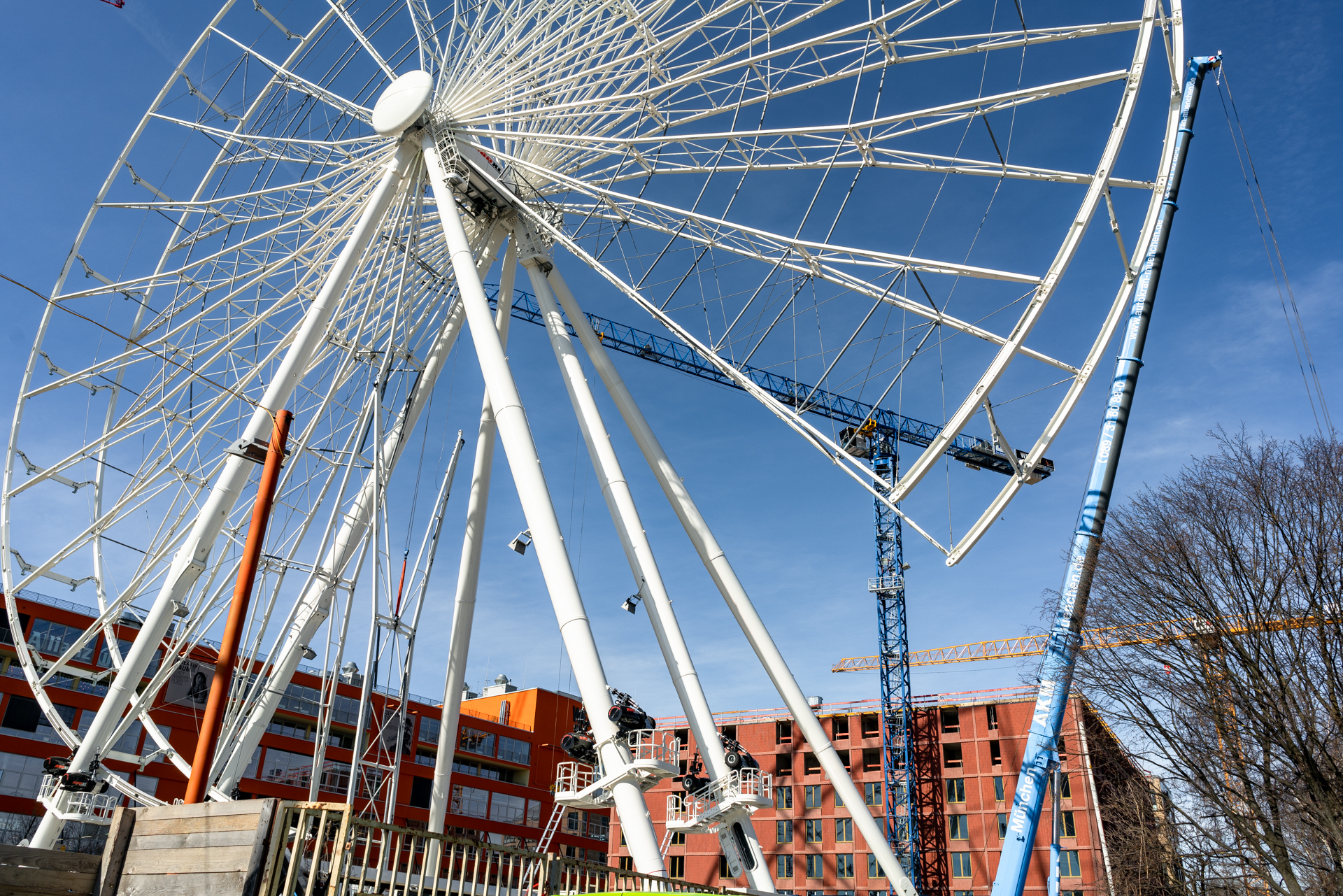 Der Kreis am Riesenrad im Werksviertel wird enger und schmaler