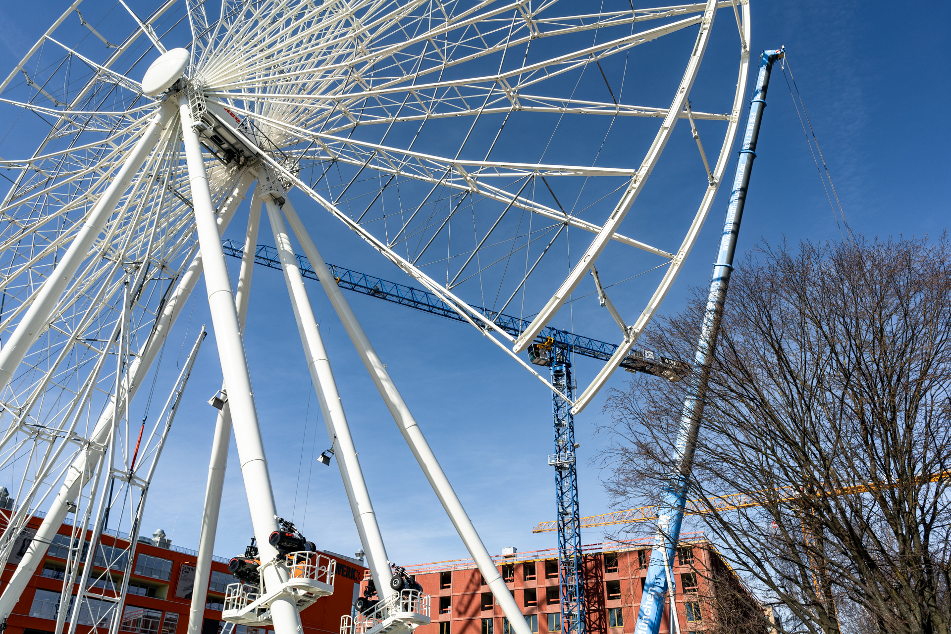 Der Kreis am Riesenrad im Werksviertel wird enger und schmaler