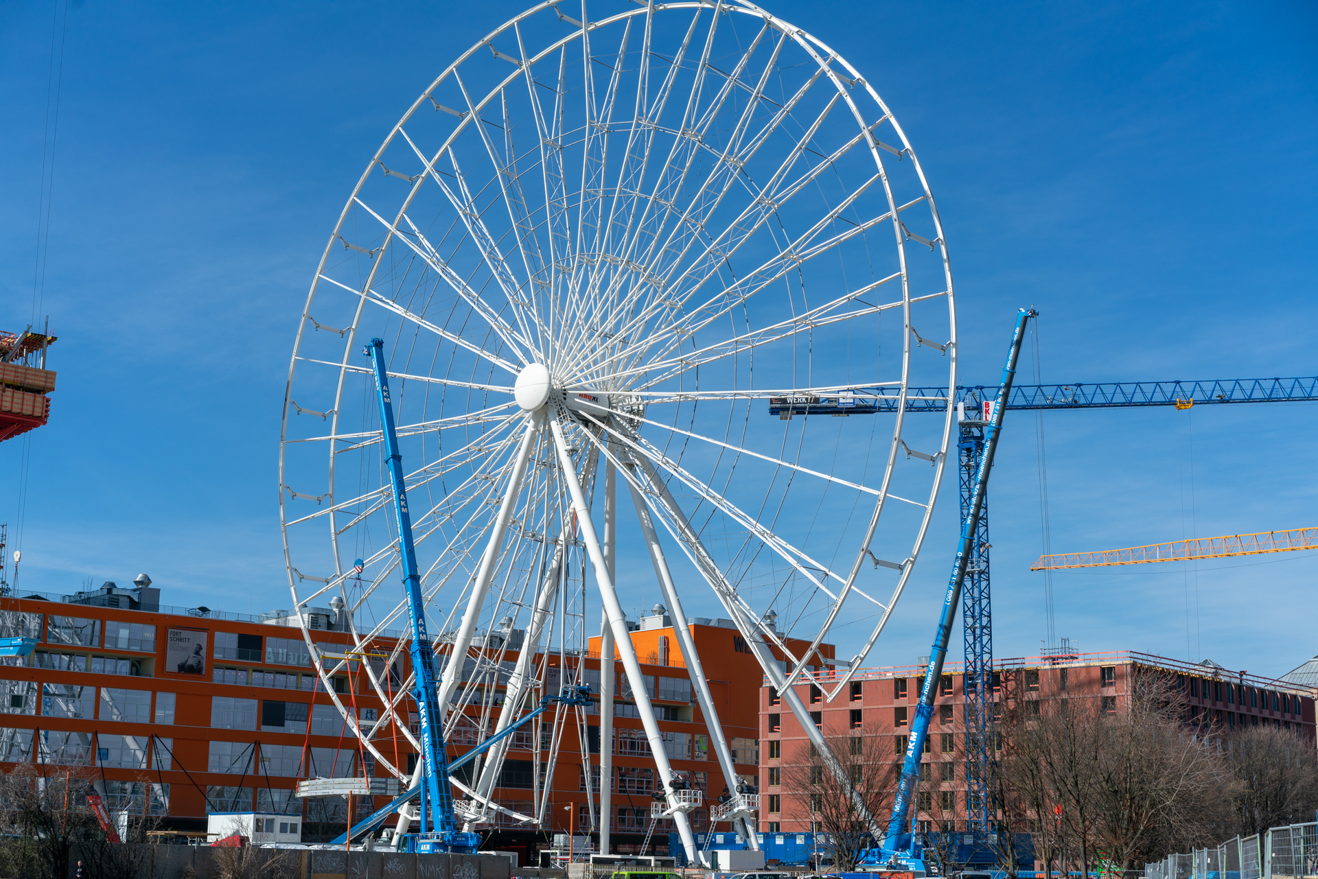 Der Kreis am Riesenrad im Werksviertel wird enger und schmaler