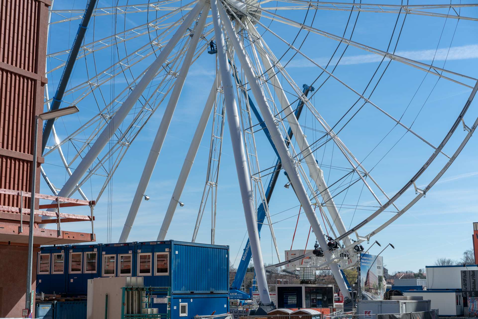 Der Kreis am Riesenrad im Werksviertel wird enger und schmaler