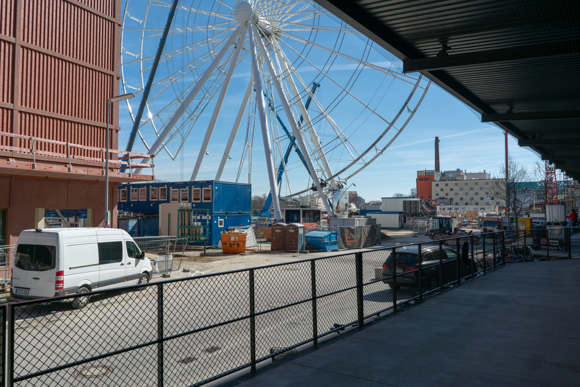 Der Kreis am Riesenrad im Werksviertel wird enger und schmaler