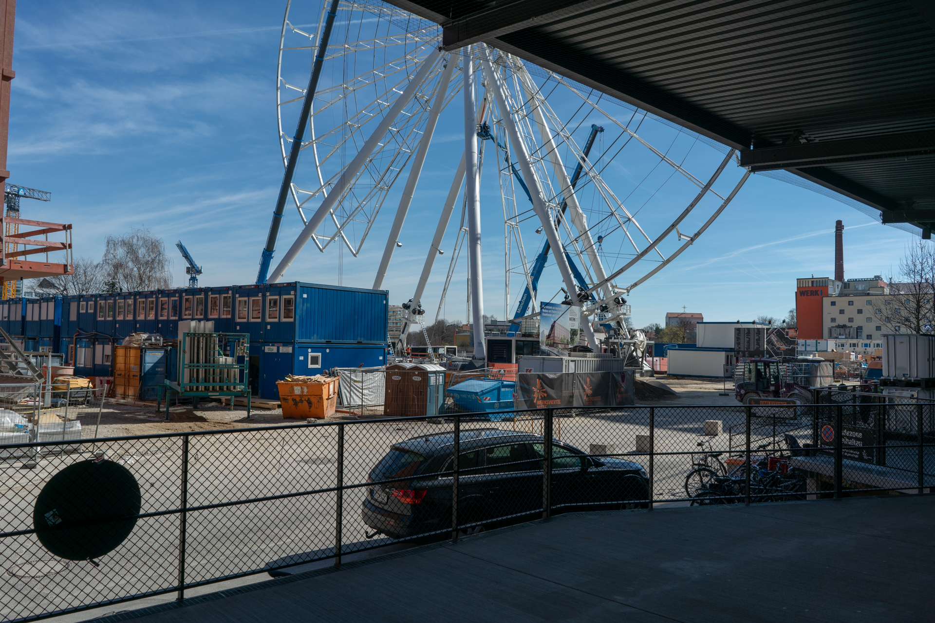 Der Kreis am Riesenrad im Werksviertel wird enger und schmaler