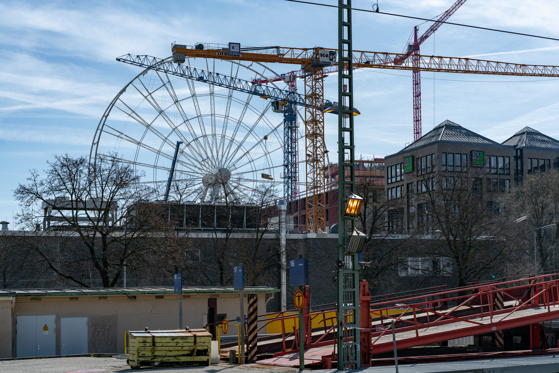 Der Kreis am Riesenrad im Werksviertel wird enger und schmaler