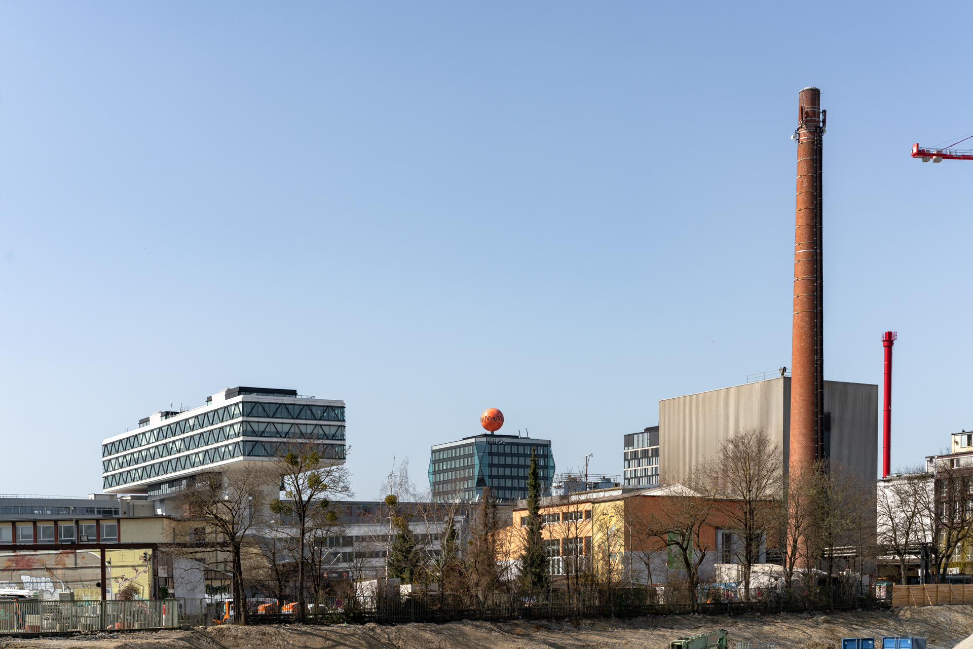 23.03.2019 - Der Kreis des Riesenrades im Werksviertel ist geschlossen