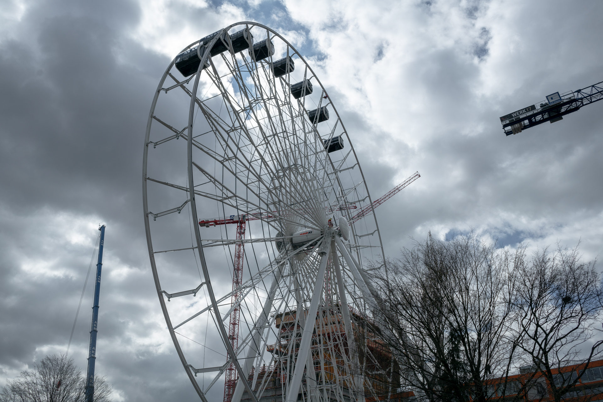 26.03.2019 - Feuerwerübung am Riesenrad un dan den Gondeln