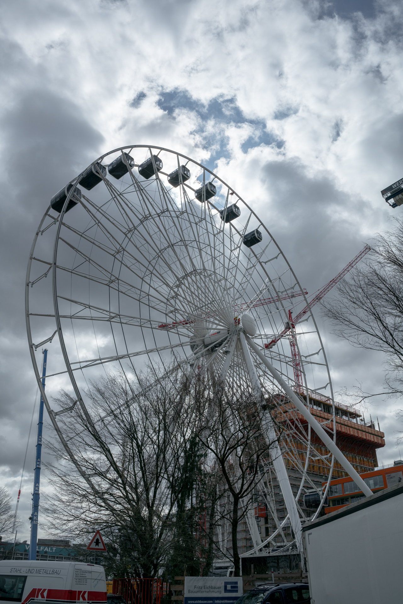 26.03.2019 - Feuerwerübung am Riesenrad un dan den Gondeln