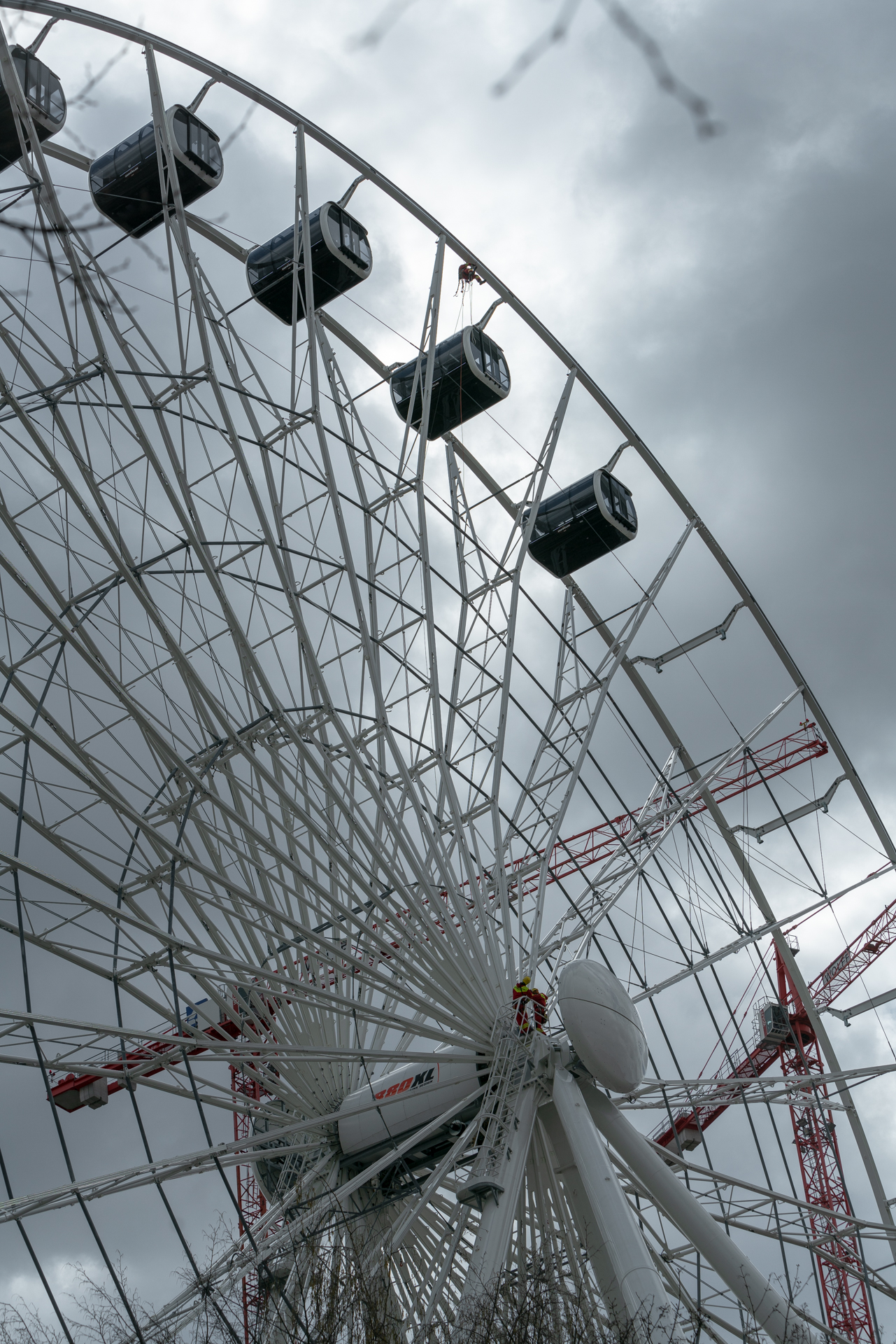 26.03.2019 - Feuerwerübung am Riesenrad un dan den Gondeln