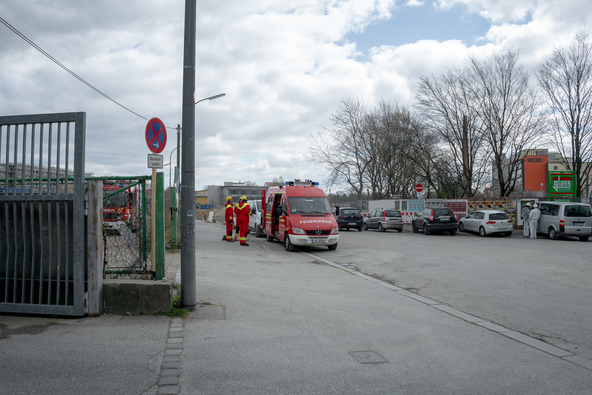 26.03.2019 - Feuerwerübung am Riesenrad un dan den Gondeln