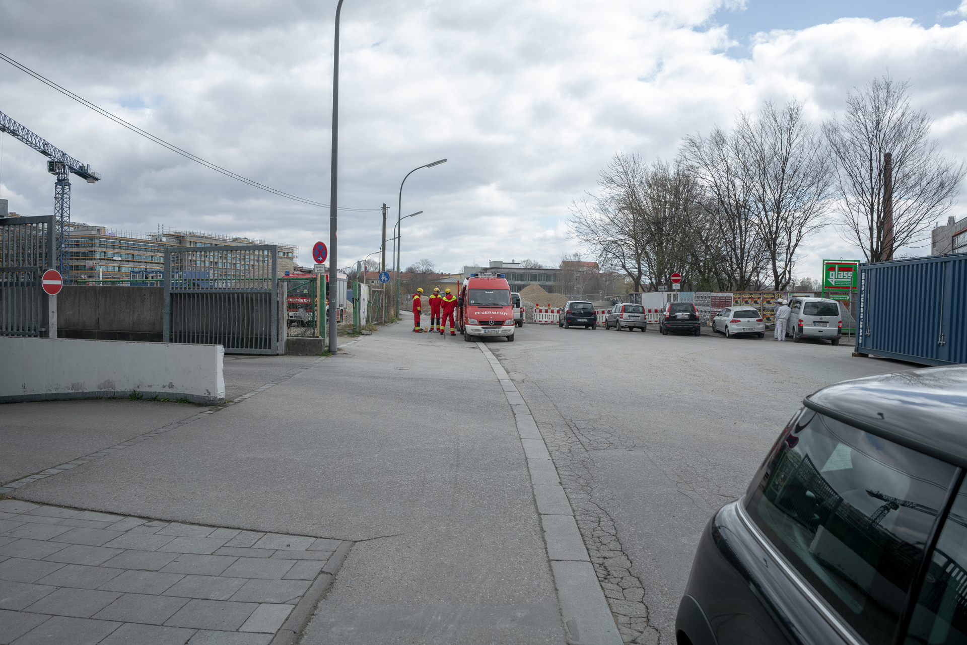 26.03.2019 - Feuerwerübung am Riesenrad un dan den Gondeln
