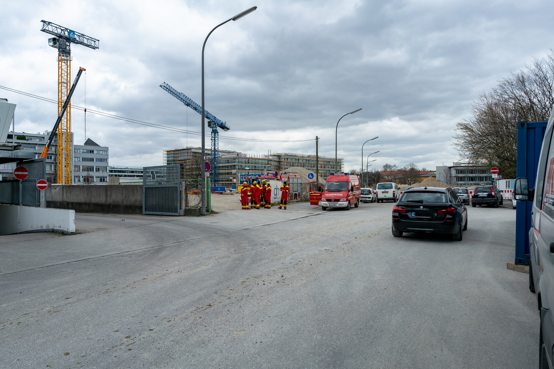 26.03.2019 - Feuerwerübung am Riesenrad un dan den Gondeln