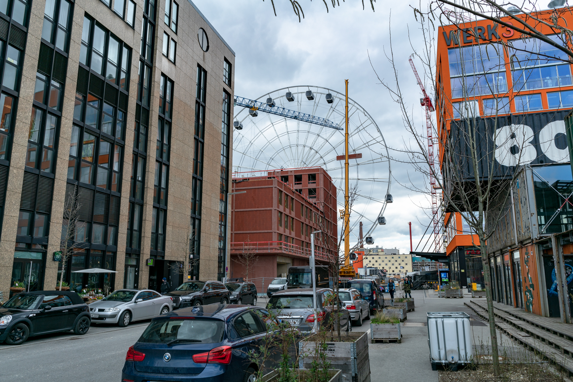 26.03.2019 - Feuerwerübung am Riesenrad un dan den Gondeln