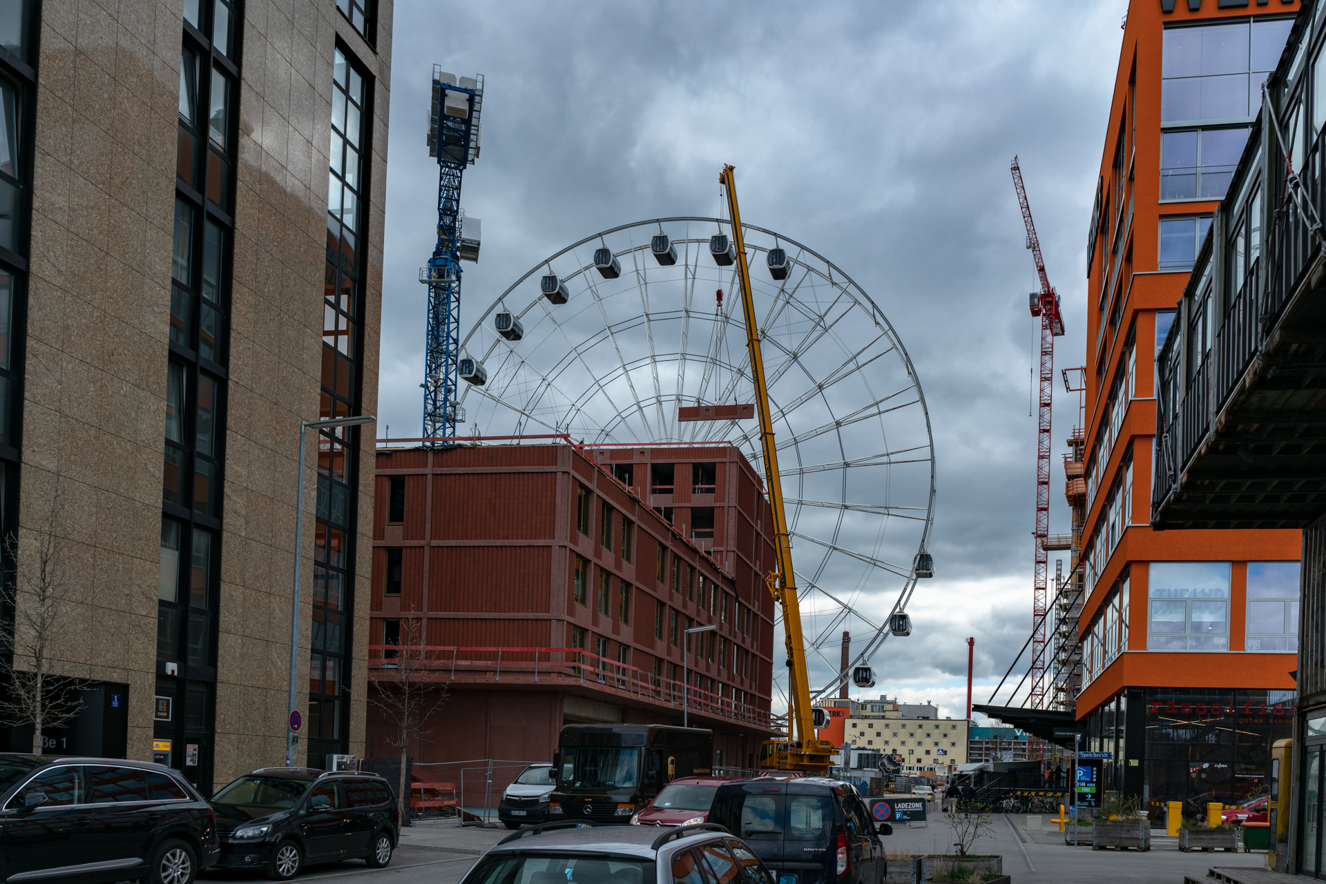 26.03.2019 - Feuerwerübung am Riesenrad un dan den Gondeln