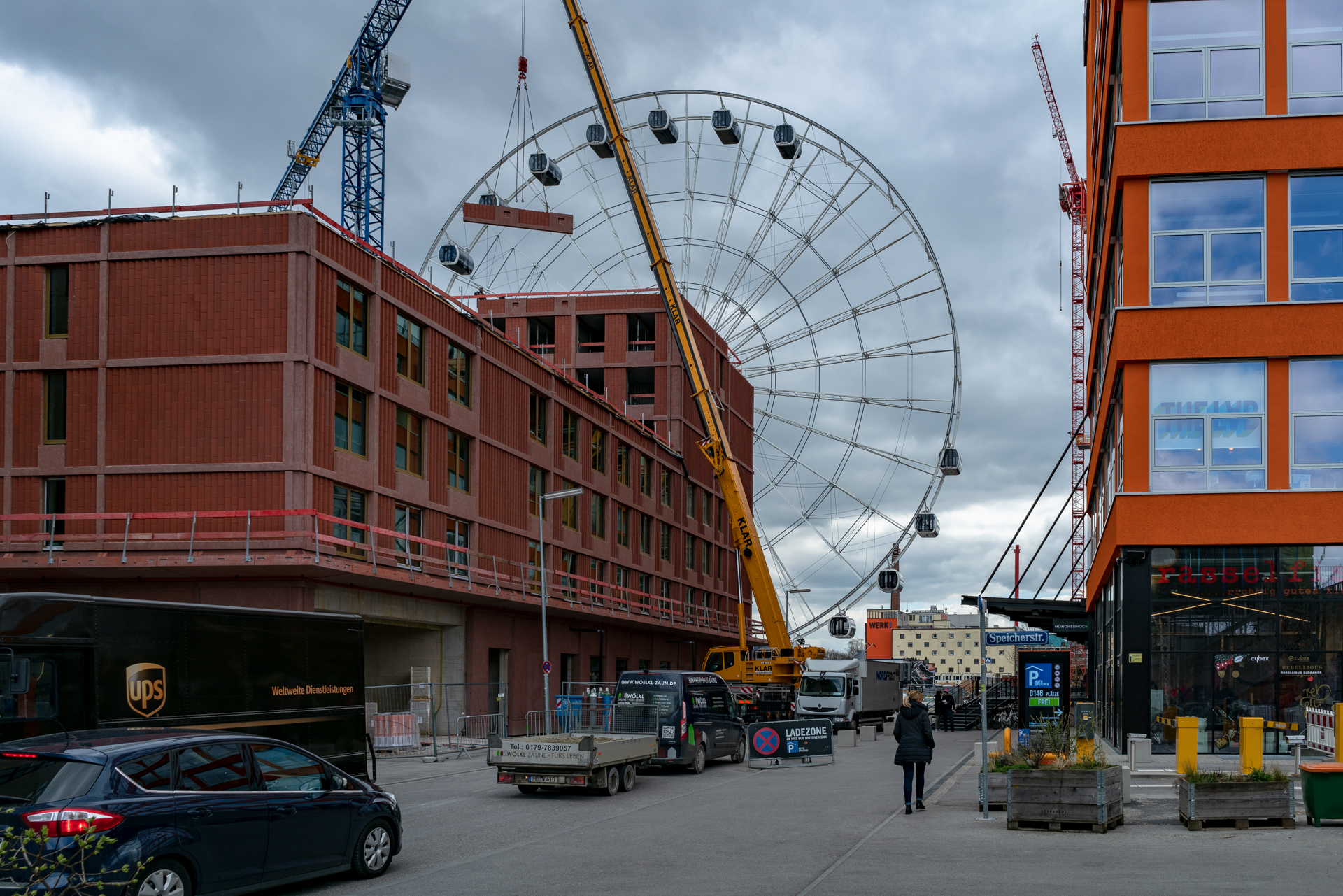 26.03.2019 - Feuerwerübung am Riesenrad un dan den Gondeln