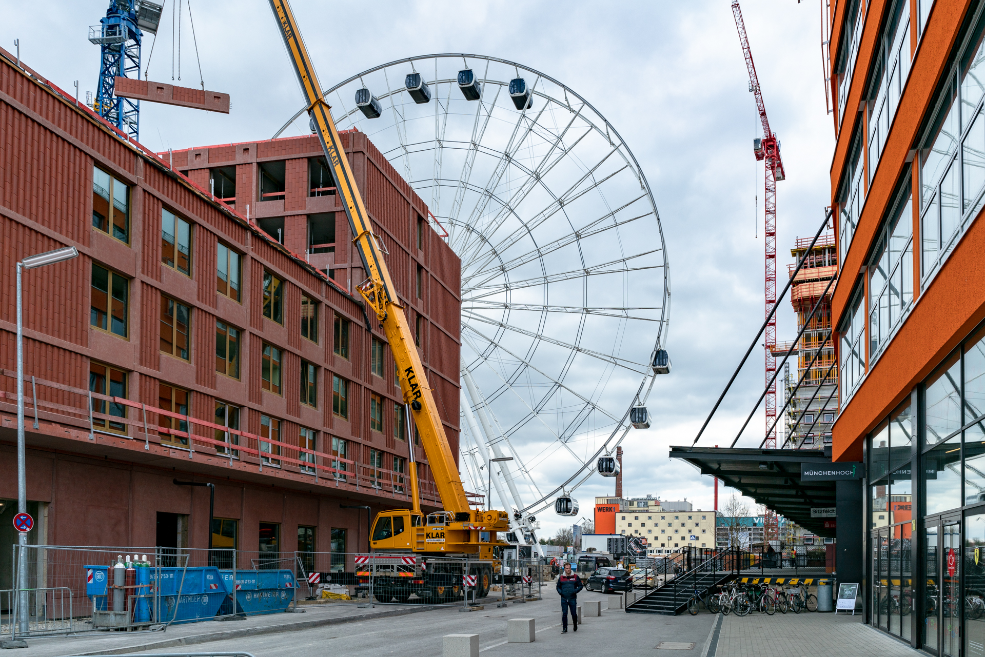26.03.2019 - Feuerwerübung am Riesenrad un dan den Gondeln
