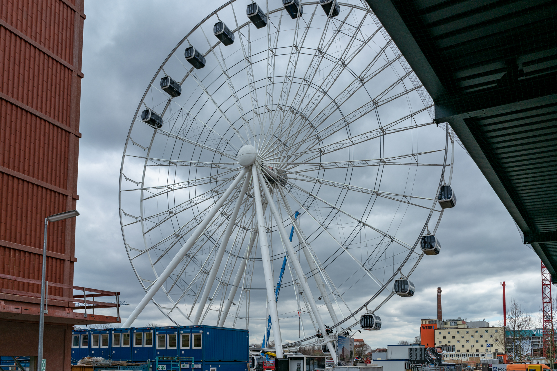 26.03.2019 - Feuerwerübung am Riesenrad un dan den Gondeln